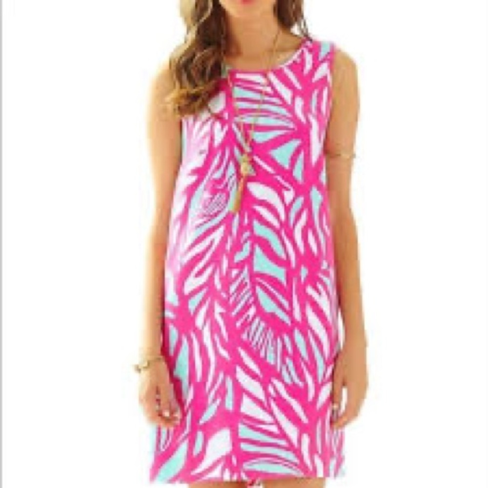 NWT Lilly Pulitzer sabrina shift papaya playa xl